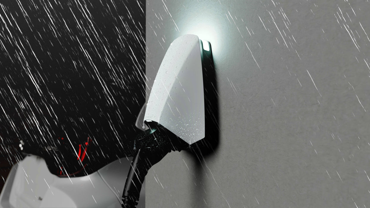 Seren 600000 230V 7.4kW Residential EV Charging Point Mode 3 with Type 2 Connector Polar White - westbasedirect.com