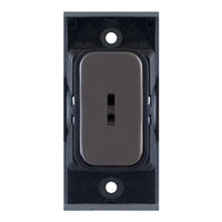 Selectric SGRID360-103 GRID360 10A DP Key Switch Module - Black Nickel, Black Insert