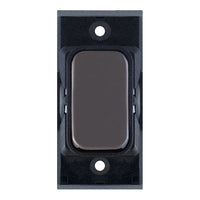 Selectric SGRID360-104 GRID360 10A Retractive Switch Module - Black Nickel, Black Insert