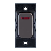 Selectric SGRID360-106 GRID360 20A DP Switch Module with Neon - Black Nickel, Black Insert