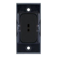 Selectric SGRID360-148 GRID360 10A DP Key Switch Module - Matt Black, Black Insert