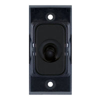 Selectric SGRID360-158 GRID360 10A 2 Way Toggle Switch Module - Matt Black, Black Insert