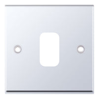 Selectric SGRID360-188 GRID360 7M-PRO 1 Aperture Modular Front Plate - Polished Chrome