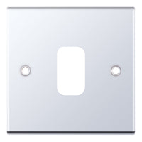Selectric SGRID360-216 GRID360 5M 1 Aperture Modular Front Plate - Polished Chrome