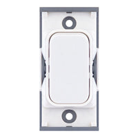 Selectric SGRID360-3 GRID360 10A Intermediate Switch Module - White Plastic, White Insert