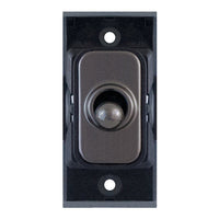 Selectric SGRID360-316 GRID360 10A Intermediate Toggle Switch Module - Black Nickel, Black Insert