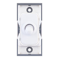 Selectric SGRID360-334 GRID360 10A Intermediate Toggle Switch Module - Matt White, White Insert