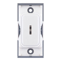Selectric SGRID360-4 GRID360 10A DP Key Switch Module - White Plastic, White Insert