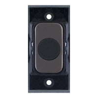 Selectric SGRID360-440 GRID360 20A Cable Outlet Module - Black Nickel, Black Insert