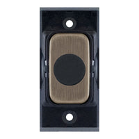 Selectric SGRID360-441 GRID360 20A Cable Outlet Module - Antique Brass, Black Insert