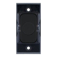 Selectric SGRID360-443 GRID360 20A Cable Outlet Module - Matt Black, Black Insert