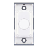 Selectric SGRID360-444 GRID360 20A Cable Outlet Module - Matt White, White Insert