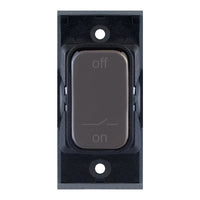 Selectric SGRID360-451 GRID360 10A Fan Isolator Switch Module - Black Nickel, Black Insert