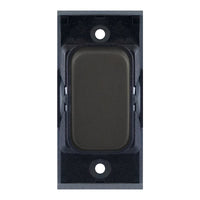 Selectric SGRID360-456 GRID360 10A 1 Way Switch Module - Dark Bronze, Black Insert