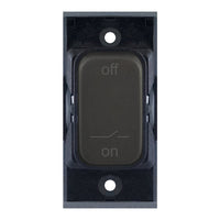 Selectric SGRID360-459 GRID360 10A Fan Isolator Switch Module - Dark Bronze, Black Insert