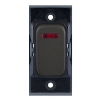 Selectric SGRID360-463 GRID360 20A DP Switch Module with Neon - Dark Bronze, Black Insert