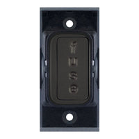 Selectric SGRID360-469 GRID360 13A Fused Connection Unit Module - Dark Bronze, Black Insert