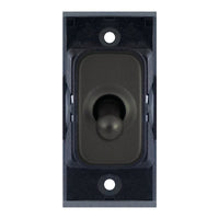 Selectric SGRID360-473 GRID360 10A Intermediate Toggle Switch Module - Dark Bronze, Black Insert