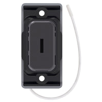 Selectric SGRID360-507 GRID360 Kinetic IP42 Push On/Off Emergency Key Switch Module - Black Nickel, Black Insert
