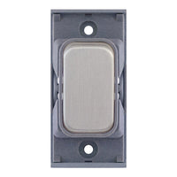 Selectric SGRID360-57 GRID360 10A Intermediate Switch Module - Satin Chrome, Grey Insert