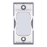 Selectric SGRID360-74 GRID360 10A Retractive Switch Module - Polished Chrome, White Insert