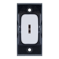 Selectric SGRID360-88 GRID360 10A DP Key Switch Module - Polished Chrome, Black Insert