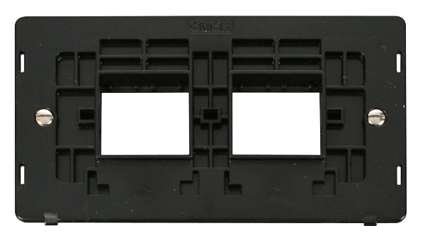 Click Definity SIN404BK 2G MiniGrid Unfurnished Plate (2 x 2) Aperture ...
