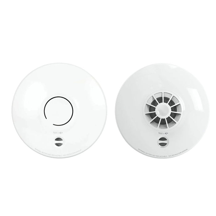FireAngel Mains Powered SM-SN-1 1x Multi-Sensor Smoke & HM-SN-1 1x Heat Alarm with 10Yr Battery Lithium Back-up