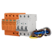 FuseBox SPDCUKITT2TPN TPN T2 Surge Protection Device Kit 3P+NPE with Cables+3P B32 MCB - westbasedirect.com