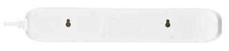 Masterplug SRGUAC1044N 4 Socket 4m 13A Surge Extension Lead + USB A+C White - westbasedirect.com