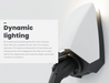 Seren 600000 230V 7.4kW Residential EV Charging Point Mode 3 with Type 2 Connector Polar White - westbasedirect.com