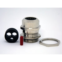 Wiska 10106232 TKE/B 32 Brass Nickel Plated Tails Kit Pack EMSKV 32/EMMU 32/MFD 2x 16mm Tails + 1x 10-16mm Earth