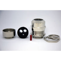 Wiska 10106235 TKE/B 40/RD Brass Nickel Plated Tails Kit Pack EMSKV 40/EMMU 40/MEM 32/40/MFD 2x 25mm Tails + 1x 10-16mm Earth