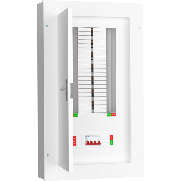 LIVE Electrical TPN14-125 14 Way TP&N Distribution Board with 4 Pole 125A Main Switch Incomer