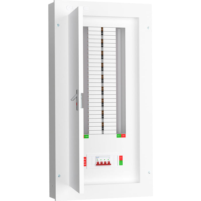 LIVE Electrical TPN18-125 18 Way TP&N Distribution Board with 4 Pole 125A Main Switch Incomer