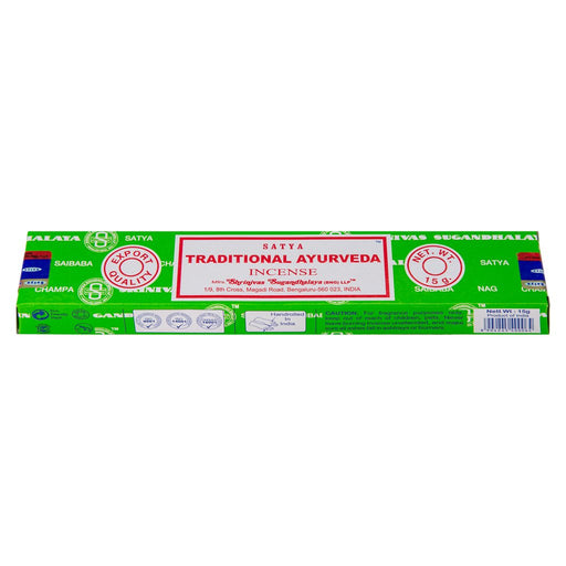 Satya Traditional Ayurveda 15g | 1 Pack (12 Sticks) - westbasedirect.com