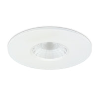 JCC JC1013/WH V50 Pro Retrofit 100mm Fire-Rated LED Downlight 6W IP65 3000K/4000K White