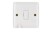 Deta Vimark VP1364 Pro White Moulded 13A Unswitched Spur with Bottom Flex Outlet