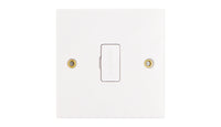 Deta Vimark VS1360 White Moulded Square Edge 13A Unswitched Connection Unit
