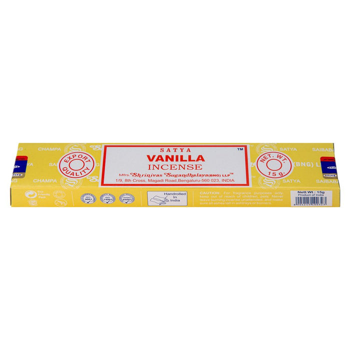 Satya Vanilla 15g | 1 Pack (12 Sticks) - westbasedirect.com