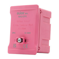 Click WA315PK 100A 1 Pole 5x35mm² Connectable Link Box - Pink