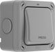 BG WP14 Weatherproof Nexus Storm 20AX 1G 2-Way Retractive Switch(PRESS) - westbasedirect.com