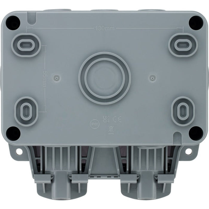 BG WP22/HC Nexus Storm IP66 Weatherproof Double Switched 13A Socket with Smart Control - westbasedirect.com