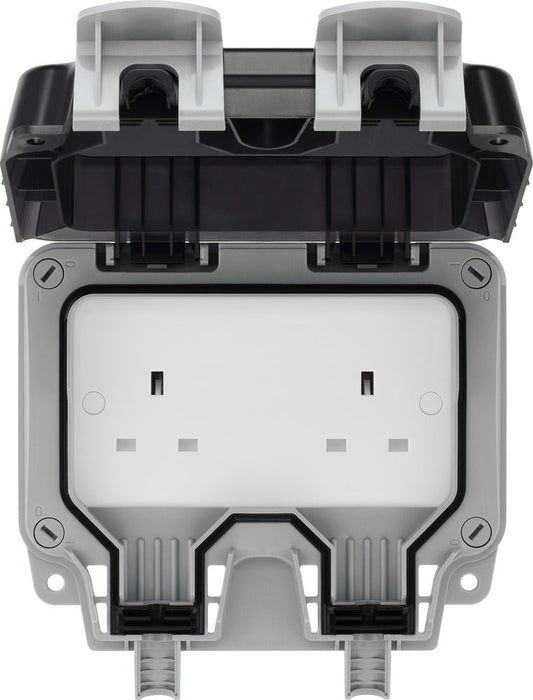 BG WP24 Weatherproof Nexus Storm 13A 2G Unswitched Socket - westbasedirect.com