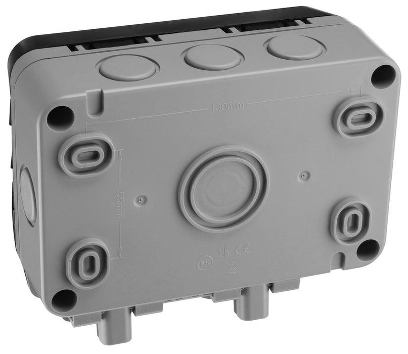 BG WP24 Weatherproof Nexus Storm 13A 2G Unswitched Socket - westbasedirect.com