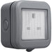 BG WPB23 Weatherproof IP55 13A 1G Unswitched Socket - westbasedirect.com