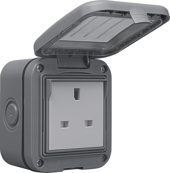 BG WPB23 Weatherproof IP55 13A 1G Unswitched Socket - westbasedirect.com