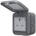 BG WPB23 Weatherproof IP55 13A 1G Unswitched Socket - westbasedirect.com