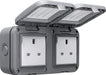 BG WPB24 Weatherproof IP55 13A 2G Unswitched Socket - westbasedirect.com