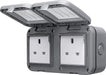 BG WPB24 Weatherproof IP55 13A 2G Unswitched Socket - westbasedirect.com